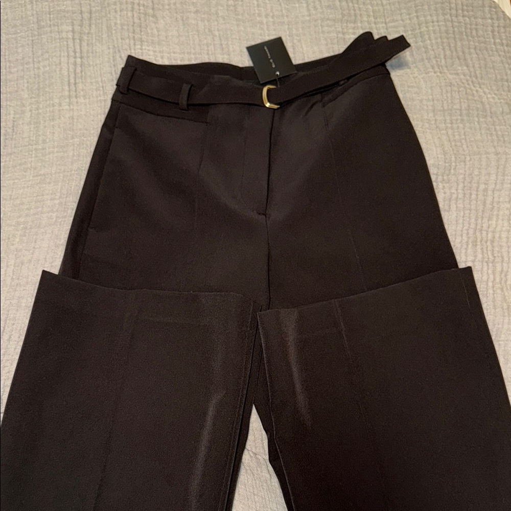 Elie Tahari Black Wide Leg Pants